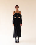 Hortensia black dress