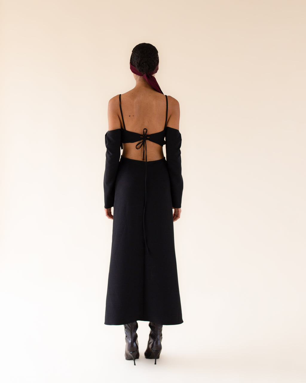 Hortensia black dress