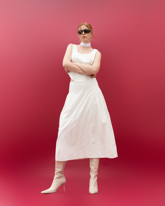 Begonia skirt white