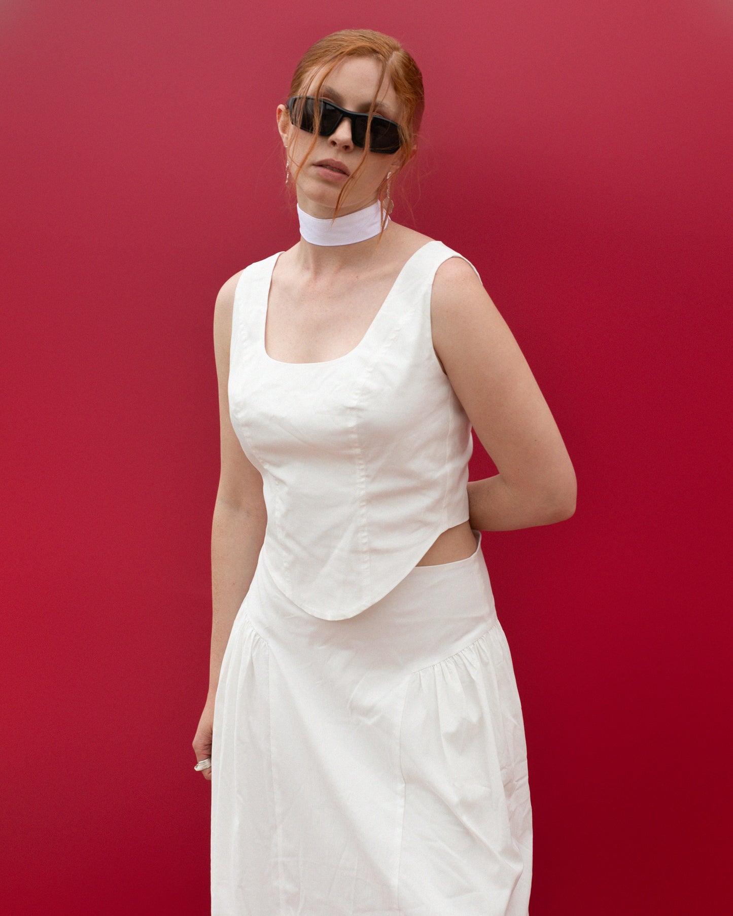 Begonia skirt white