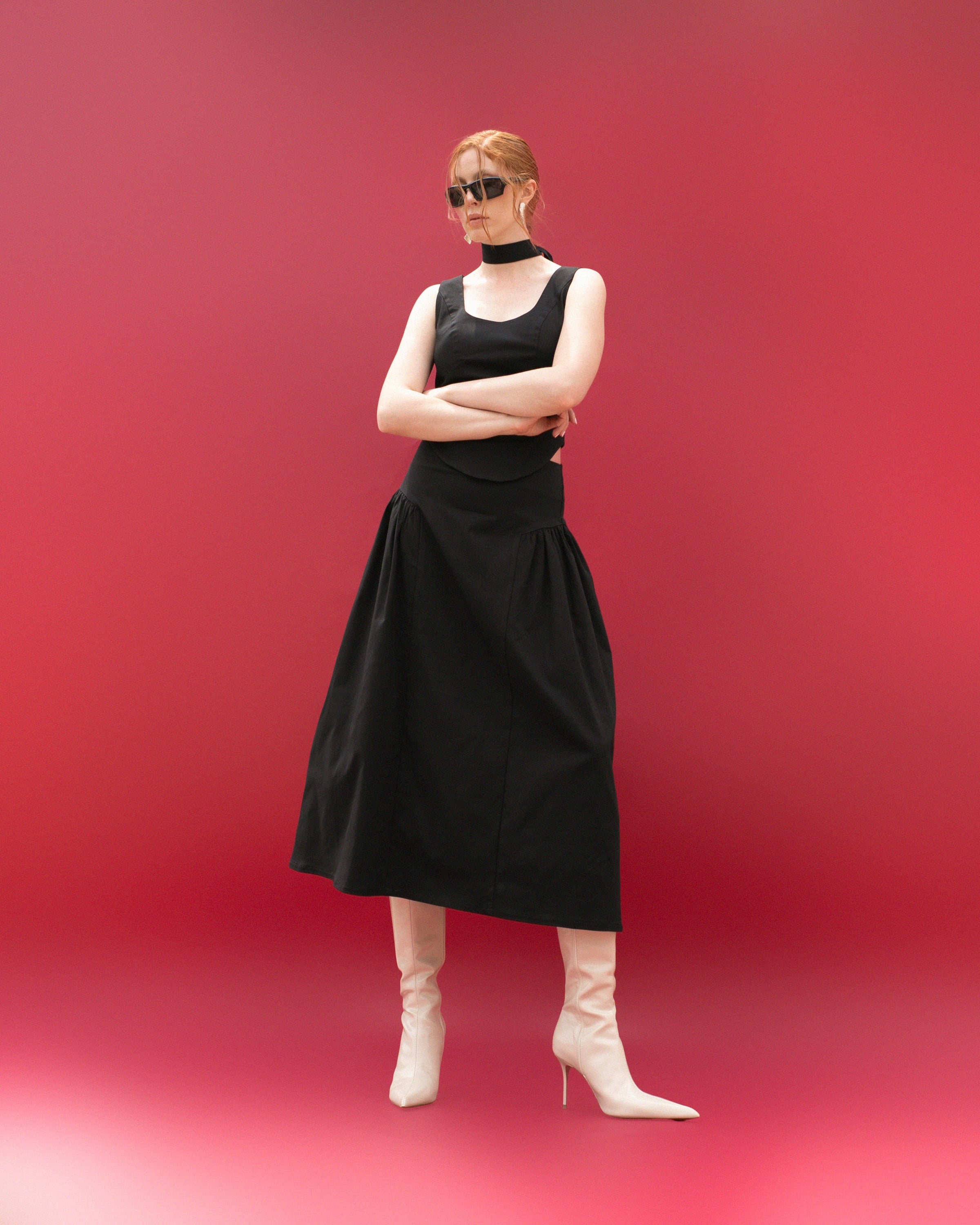 Begonia skirt black