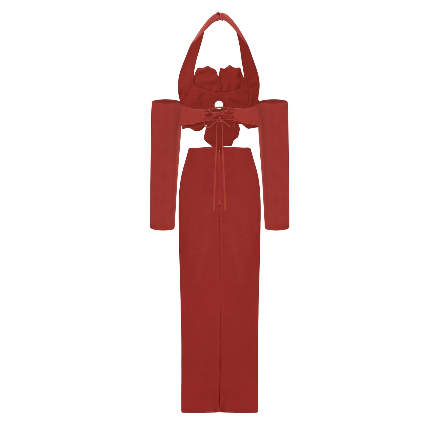 Hortensia dress red wine